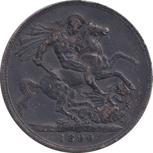 1890 CROWN ( GF ) - CROWN - Cambridgeshire Coins
