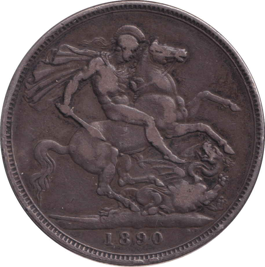 1890 CROWN ( GF ) - CROWN - Cambridgeshire Coins