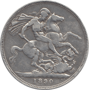 1890 CROWN ( GF ) - CROWN - Cambridgeshire Coins