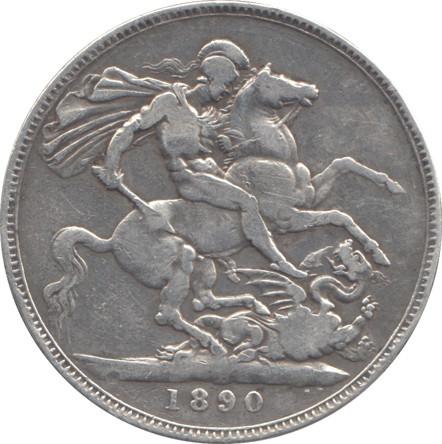 1890 CROWN ( GF ) - CROWN - Cambridgeshire Coins