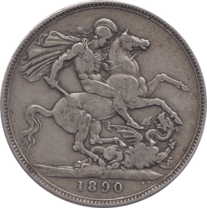 1890 CROWN ( GF ) D1 - CROWN - Cambridgeshire Coins
