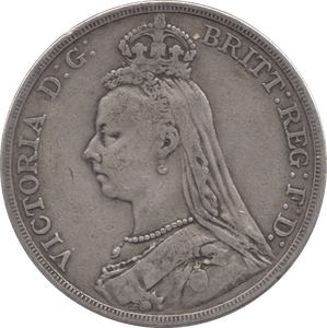 1890 CROWN ( GF ) D1 - CROWN - Cambridgeshire Coins