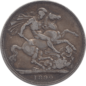 1890 CROWN ( GF ) - WORLD COINS - Cambridgeshire Coins