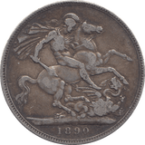 1890 CROWN ( GF ) - WORLD COINS - Cambridgeshire Coins