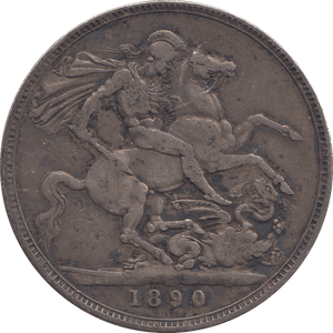 1890 CROWN ( GF ) - WORLD COINS - Cambridgeshire Coins