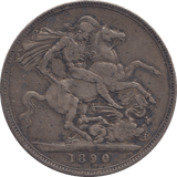 1890 CROWN ( GF ) - WORLD COINS - Cambridgeshire Coins