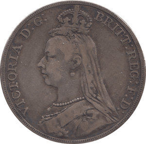 1890 CROWN ( GF ) - WORLD COINS - Cambridgeshire Coins