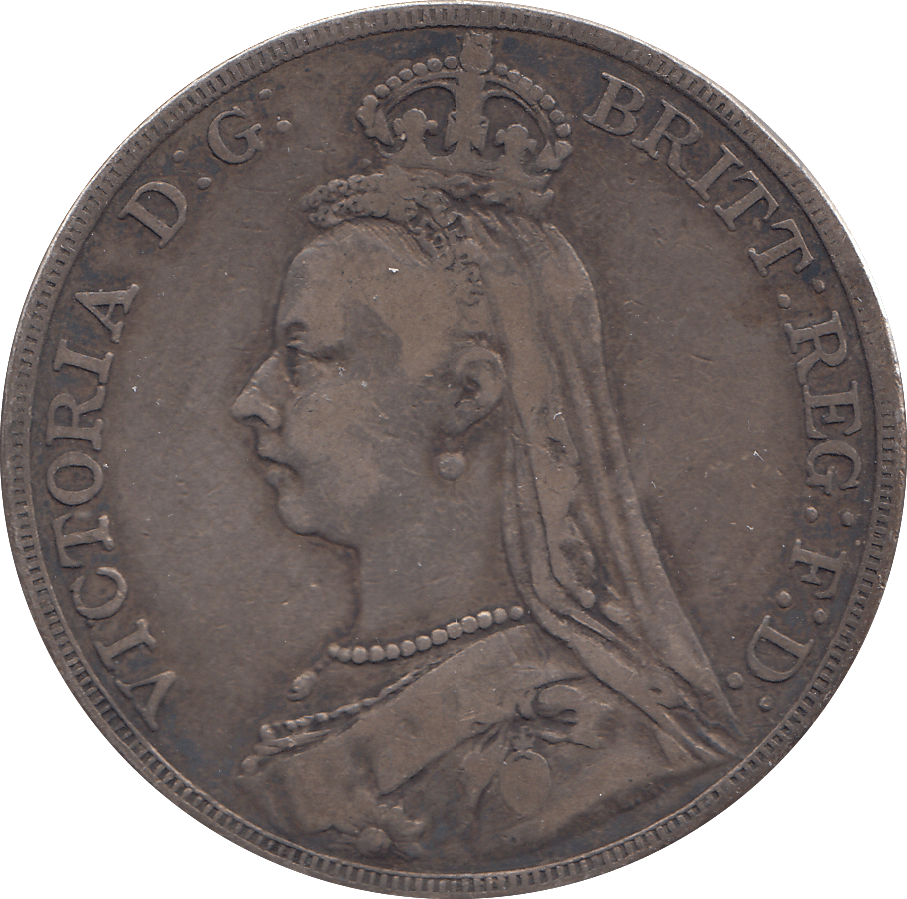 1890 CROWN ( GF ) - WORLD COINS - Cambridgeshire Coins
