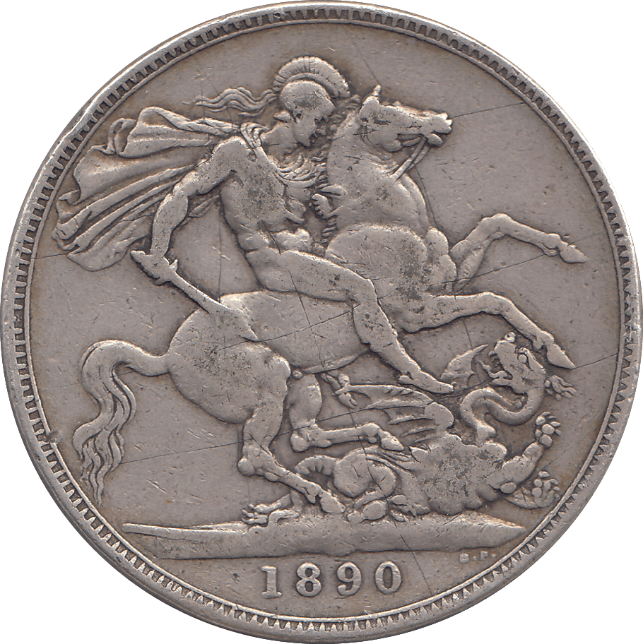 1890 CROWN ( GF ) - WORLD COINS - Cambridgeshire Coins