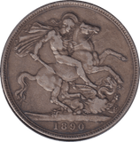 1890 CROWN (GF) - CROWN - Cambridgeshire Coins