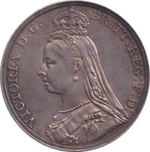 1890 CROWN ( GVF ) - CROWN - Cambridgeshire Coins