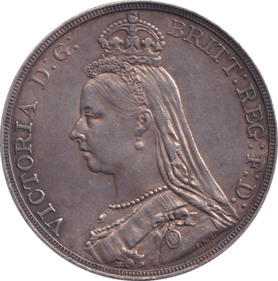 1890 CROWN ( GVF ) - CROWN - Cambridgeshire Coins