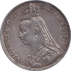 1890 CROWN ( GVF ) - CROWN - Cambridgeshire Coins