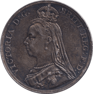 1890 CROWN ( GVF ) - CROWN - Cambridgeshire Coins