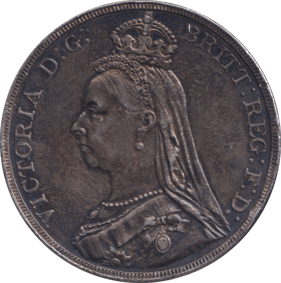 1890 CROWN ( GVF ) - CROWN - Cambridgeshire Coins