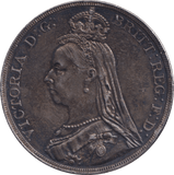 1890 CROWN ( GVF ) - CROWN - Cambridgeshire Coins