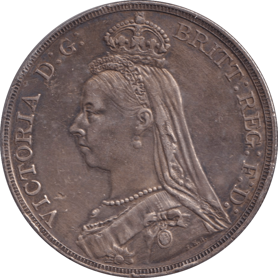 1890 CROWN ( GVF ) - CROWN - Cambridgeshire Coins