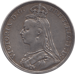 1890 CROWN ( GVF ) - CROWN - Cambridgeshire Coins