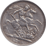 1890 CROWN ( GVF ) - CROWN - Cambridgeshire Coins