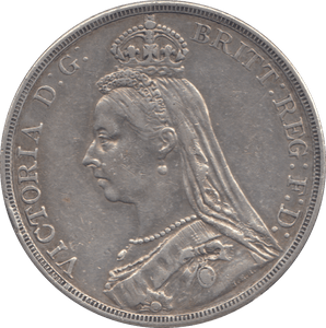 1890 CROWN ( GVF ) - CROWN - Cambridgeshire Coins