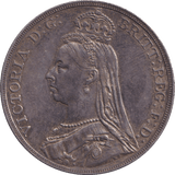 1890 CROWN ( GVF ) - FLORIN - Cambridgeshire Coins