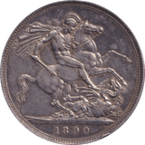 1890 CROWN ( GVF ) - FLORIN - Cambridgeshire Coins