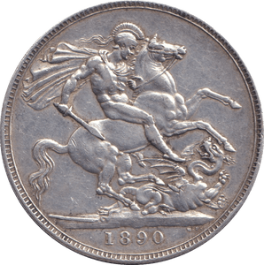 1890 CROWN ( VF ) - CROWN - Cambridgeshire Coins