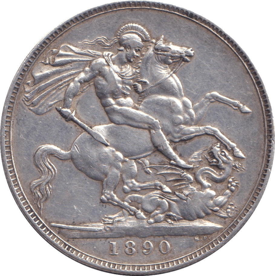 1890 CROWN ( VF ) - CROWN - Cambridgeshire Coins
