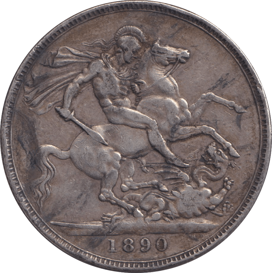 1890 CROWN ( VF ) - CROWN - Cambridgeshire Coins