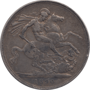 1890 CROWN ( VF ) - CROWN - Cambridgeshire Coins