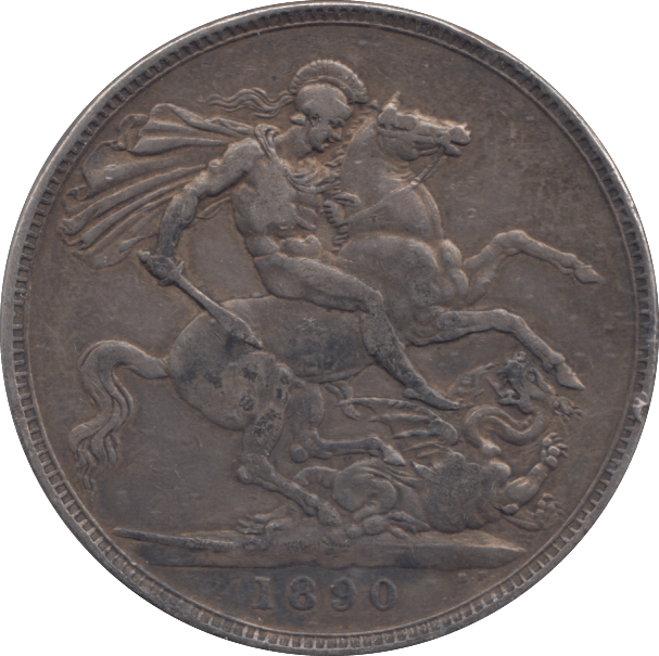 1890 CROWN ( VF ) - CROWN - Cambridgeshire Coins