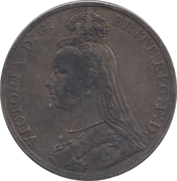 1890 CROWN ( VF ) - CROWN - Cambridgeshire Coins
