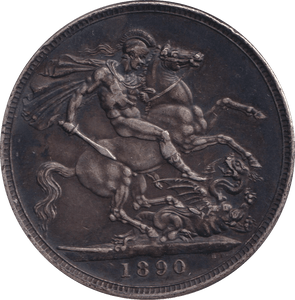 1890 CROWN ( VF ) - CROWN - Cambridgeshire Coins