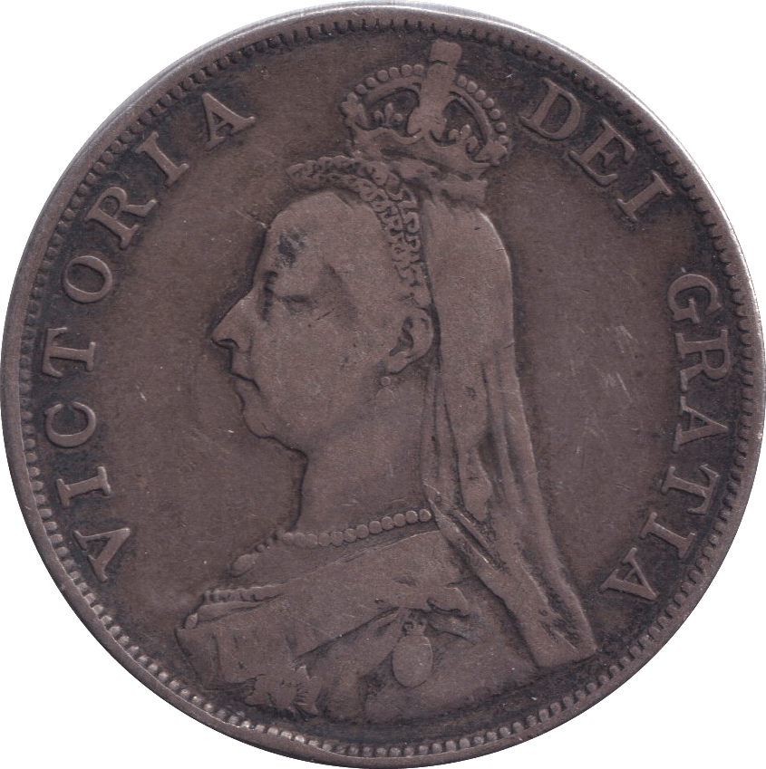 1890 DOUBLE FLORIN ( FINE ) 3 - DOUBLE FLORIN - Cambridgeshire Coins