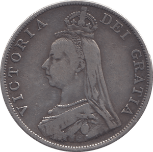 1890 DOUBLE FLORIN ( FINE ) - Double Florin - Cambridgeshire Coins