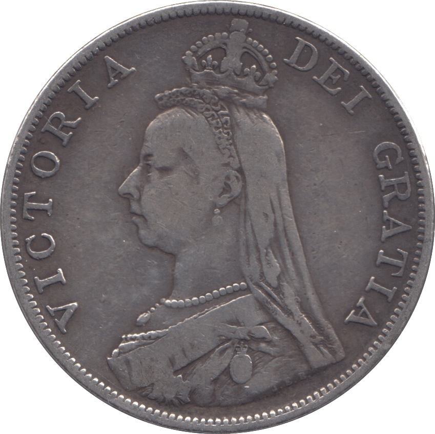 1890 DOUBLE FLORIN ( FINE ) - Double Florin - Cambridgeshire Coins