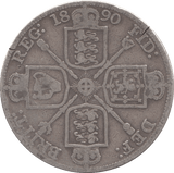 1890 DOUBLE FLORIN ( FINE ) - DOUBLE FLORIN - Cambridgeshire Coins