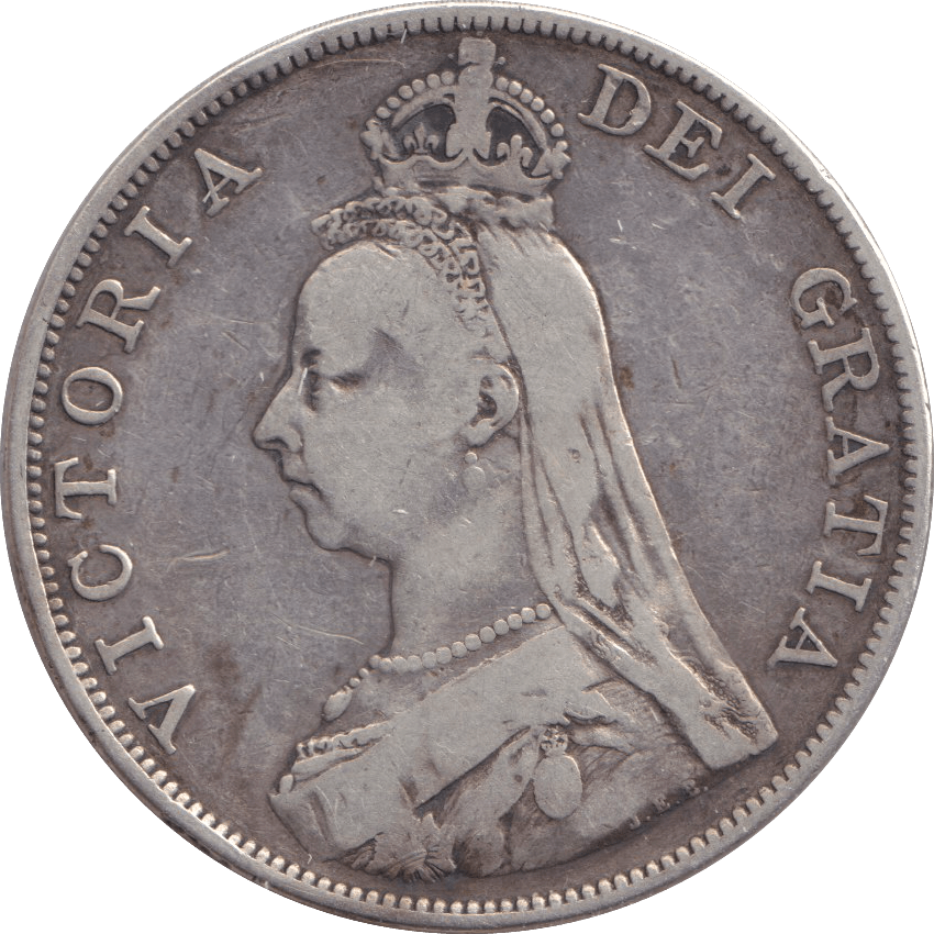 1890 DOUBLE FLORIN ( FINE ) - DOUBLE FLORIN - Cambridgeshire Coins