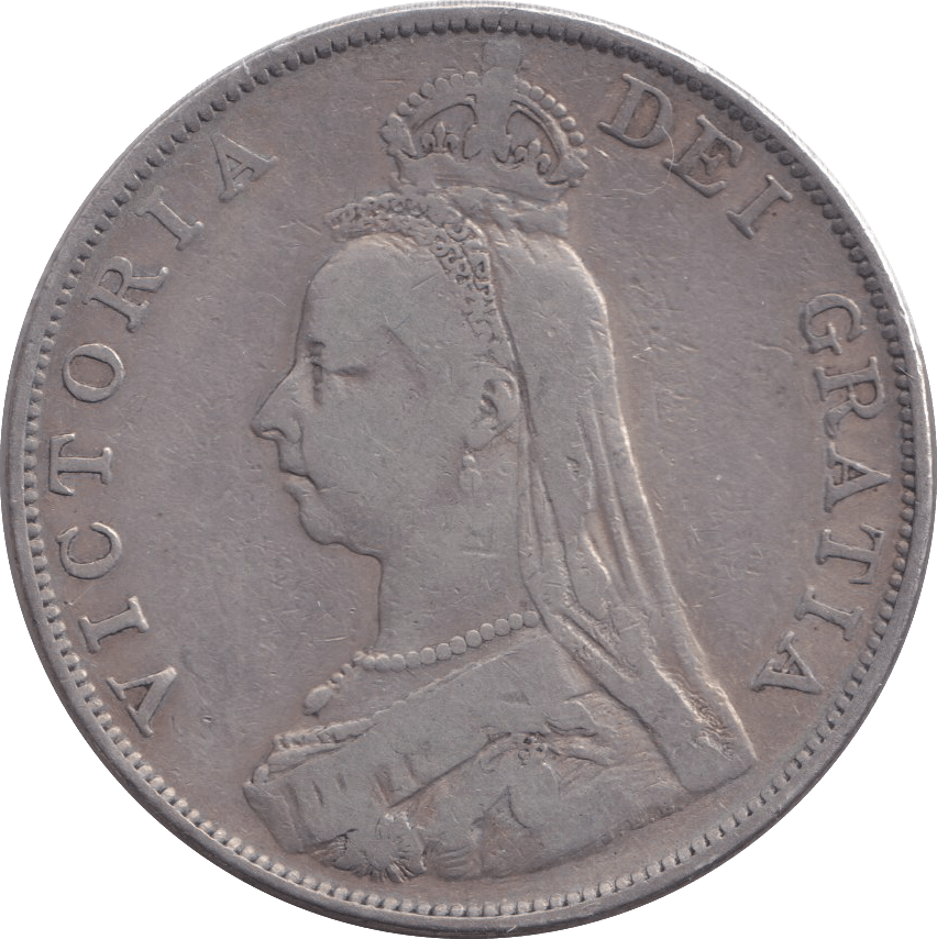 1890 DOUBLE FLORIN ( FINE ) - DOUBLE FLORIN - Cambridgeshire Coins