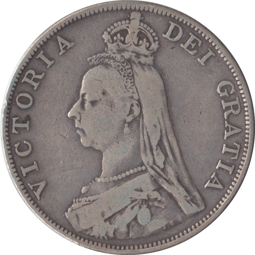 1890 DOUBLE FLORIN ( FINE ) - Double Florin - Cambridgeshire Coins