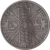 1890 DOUBLE FLORIN ( FINE ) - Double Florin - Cambridgeshire Coins