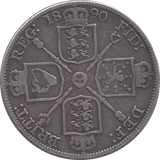 1890 DOUBLE FLORIN ( FINE ) - Double Florin - Cambridgeshire Coins