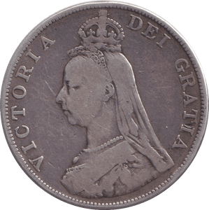 1890 DOUBLE-FLORIN ( FINE ) - FLORIN - Cambridgeshire Coins