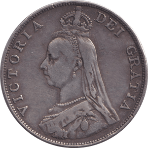 1890 DOUBLE FLORIN ( FINE ) - WORLD COINS - Cambridgeshire Coins