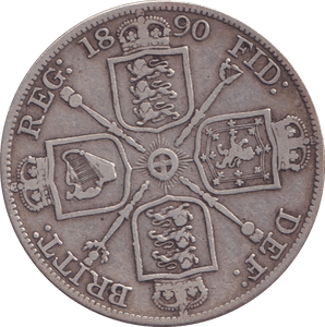 1890 DOUBLE FLORIN ( GF ) - DOUBLE FLORIN - Cambridgeshire Coins