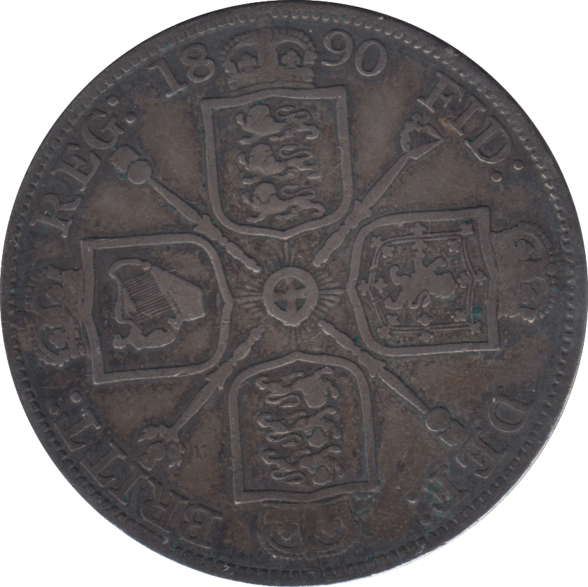 1890 DOUBLE FLORIN ( GF ) - DOUBLE FLORIN - Cambridgeshire Coins
