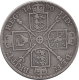 1890 DOUBLE FLORIN ( GF ) - DOUBLE FLORIN - Cambridgeshire Coins