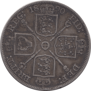 1890 DOUBLE FLORIN ( GF ) - DOUBLE FLORIN - Cambridgeshire Coins
