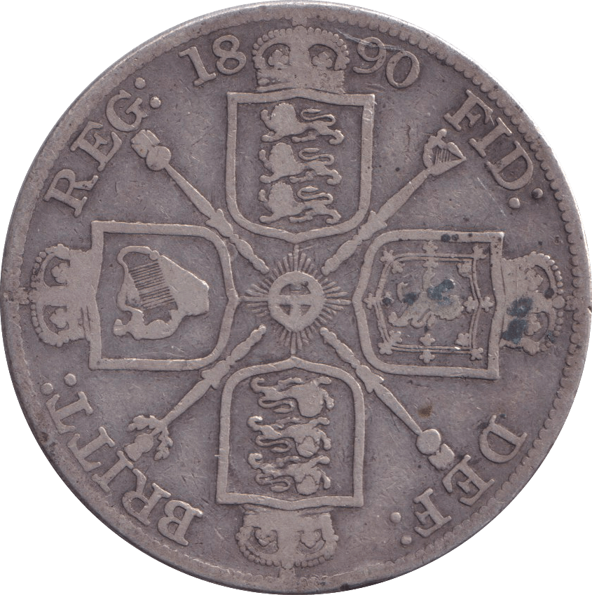 1890 DOUBLE FLORIN ( GF ) - DOUBLE FLORIN - Cambridgeshire Coins