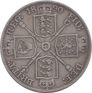 1890 DOUBLE FLORIN ( GF ) - WORLD COINS - Cambridgeshire Coins